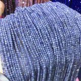 Tanzanites Stone Faceted Beads 2.5mm Jewelry Making Spacer Beads