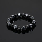 Natural Terahertz Bead Healing Balance Bracelet Pain Relief Men's Gift