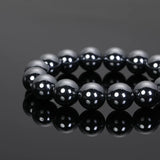 Natural Terahertz Bead Healing Balance Bracelet Pain Relief Men's Gift
