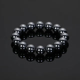 Natural Terahertz Bead Healing Balance Bracelet Pain Relief Men's Gift
