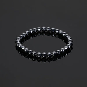 Natural Terahertz Bead Healing Balance Bracelet Pain Relief Men's Gift