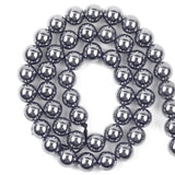 Natural Terahertz Stone Beads Round Spacer 6 8 10mm