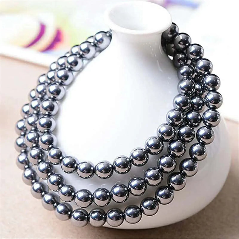 Terahertz Wave 3-Lap Bead Bracelet 6mm AAAAAA