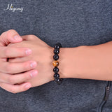 Agates Tiger Eye Bead Stone Bracelet Men's Rope Bracelet