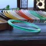 Handcarved Agate Bangle Bracelets for Women