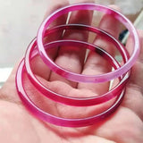 Handcarved Agate Bangle Bracelets for Women