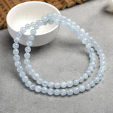 Three Circles Aquamarine Bracelet Multi-Layer Crystal