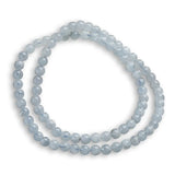 Three Circles Aquamarine Bracelet Multi-Layer Crystal