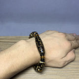 Tibetan Agate 3 Eye & 9 Eye DZi Bracelet Men's & Women's Ethnic Style