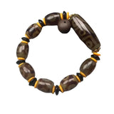 Tibetan Agate Three Eye Nine Eye DZi Bracelet Men Women National Style Jewelry