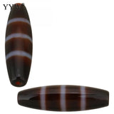Tibetan Agates Dzi Beads 3-Line Hole 2.5mm for Jewelry Making