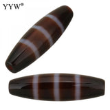 Tibetan Agates Dzi Beads 3-Line Hole 2.5mm for Jewelry Making