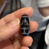 Tibetan Agates Dzi Beads Ruyi/Heaven And Earth/Nectar 12x25mm