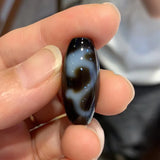 Tibetan Agates Dzi Beads Ruyi/Heaven And Earth/Nectar 12x25mm