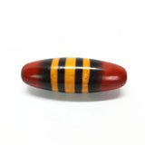 Natural Tibetan Dzi Beads Oval Stripe Beads One-Line Pharmacist AAA