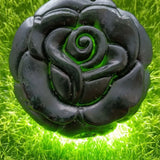 Tibetan Jade High Ice Medicine Royal Stone Rose Pendant
