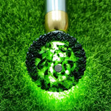 Tibetan Jade Medicine King Graphite Emerald Money Blessing Pendant