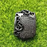Tibetan Jade Medicine King Green Jade Dragon Pendant