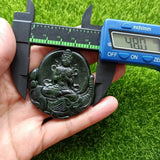 Tibetan Jade Medicine King Shi Guanyin Pendant Health Care National Wind Jewelry
