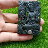 Tibetan Jade Medicine King Shi Yulong Guanyin Pendant Men's Safe National Style