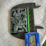 Tibetan Jade Medicine King Guan Gong Pendant for Men and Women
