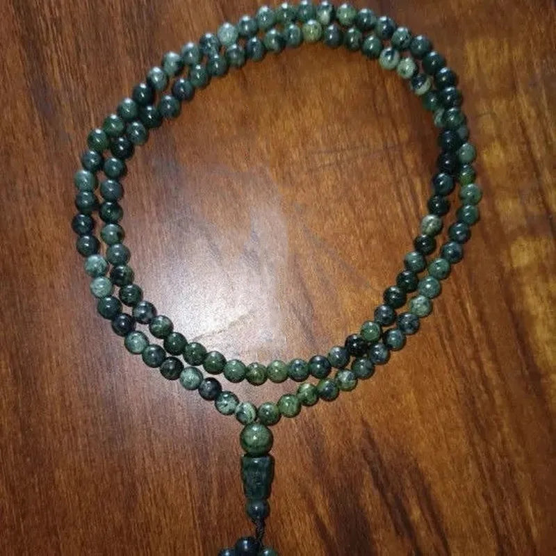 Tibetan Jade Medicine King Stone 108 Bracelet Men Women All-match Jewelry
