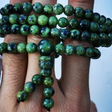Tibetan Jade Medicine King Stone Bracelet Men Women Serpentine Jade Health Care