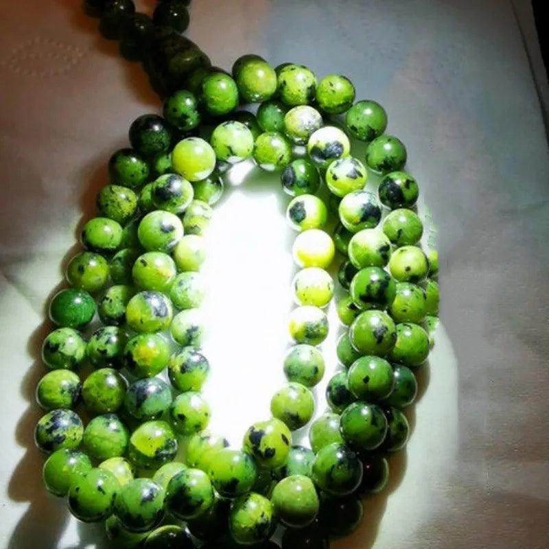Tibetan Jade Medicine King Stone Bracelet Men Women Serpentine Jade Health Care