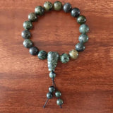 Tibetan Jade Medicine King Stone Bracelet - Ethnic Bracelet Jewelry