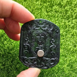 Tibetan Jade Medicine King Stone Pendant
