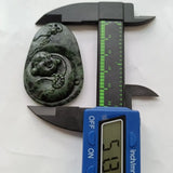 Tibetan Jade Medicine Wang Shi Maitreya Pendant