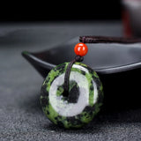 Tibetan Jade Medicine Buckle Pendant Magnetic Health Care