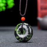 Tibetan Jade Medicine Buckle Pendant Magnetic Health Care
