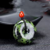 Tibetan Jade Medicine Buckle Pendant Magnetic Health Care