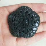 Tibetan Jade Medicine WangShi Pendant for Men and Women, Auspicious and Safe
