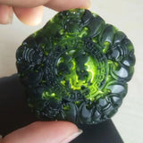 Tibetan Jade Medicine WangShi Pendant for Men and Women, Auspicious and Safe