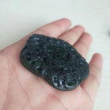 Tibetan Jade Medicine WangShi Pendant for Men and Women, Auspicious and Safe