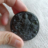 Tibetan Jade Yulong Guanyin Pendant Men's National Wind Joker Jewelry