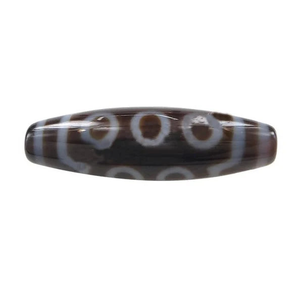 Tibetan Stone Dzi Beads Ten Eyes & Two Tone Bracelet DIY Jewelry