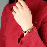 Tibetan MaNao Buddha Beads Bracelet - Men's National Wind Bracelet