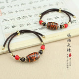 Tibetan MaNao Buddha Beads Bracelet - Men's National Wind Bracelet