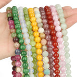 Tiger Eye Agate Jade Howlite Stone Beads for Bracelet