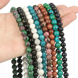 Tiger Eye Agate Jade Howlite Stone Beads for Bracelet