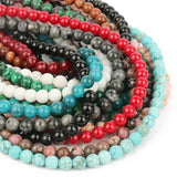 Tiger Eye Agate Jade Howlite Stone Beads for Bracelet