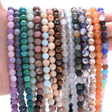 Tiger Eye Crystal Stone Beads 4-10mm Round for Jewelry Making