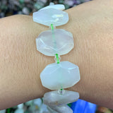 Tiger Eye Green Jade Strawberry Quartz Beads 15'' Square DIY Loose Beads