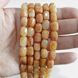 Tiger Eye Jades Quartz Stone Bead Rectangle Spacer Beads 8x12mm