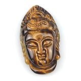 Tiger Eye Buddha Pendant for Women