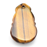 Natural Tiger Eye Pendant Carved Gourd Pendant For Women