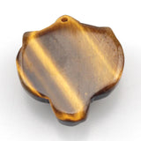 Natural Tiger Eye Pendant Carved Tiger Head Pendant For Gift Necklace
